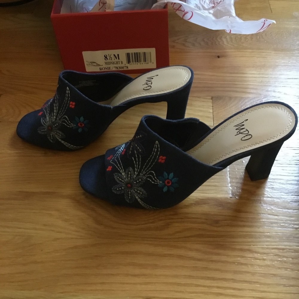 Impo Open Toe Heels Size 8 1/2